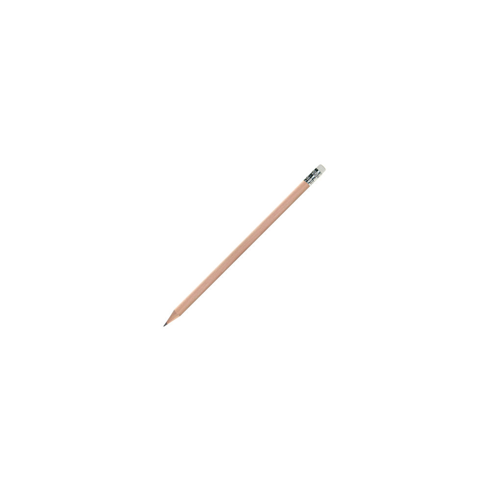 Bleistift, Natur-Bleistift, mit Radierer