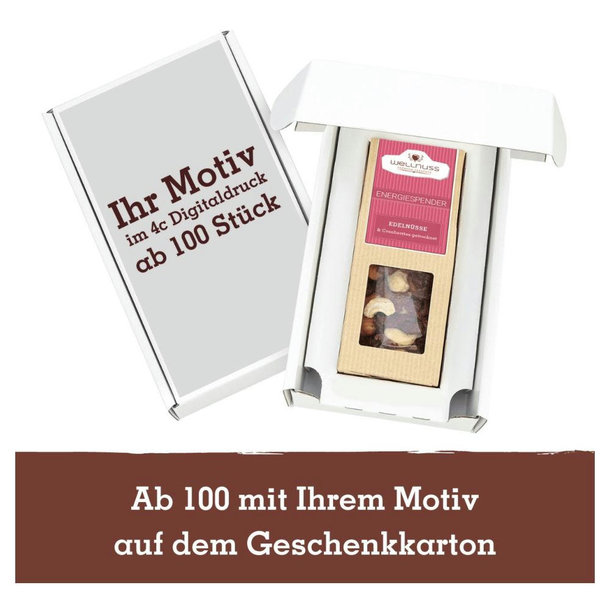 Geschenkkarton mit 1 Premium Snack