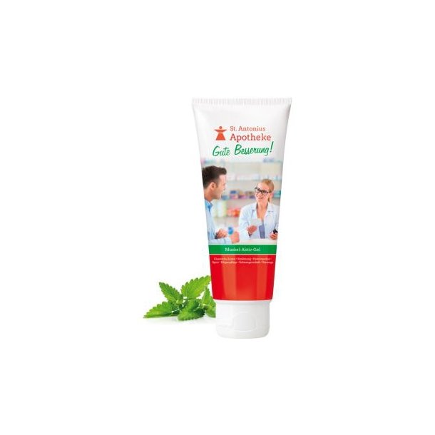 100 ml Tube mit Klappdeckel, weiß - Muskel-Aktiv-Gel - RealityPrint