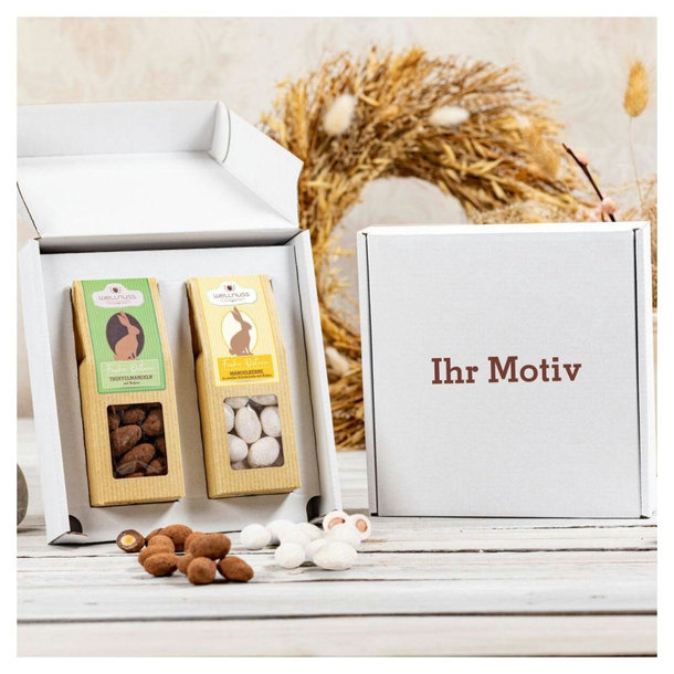 Geschenkkarton mit 2 Premium Snacks - Oster-Edition