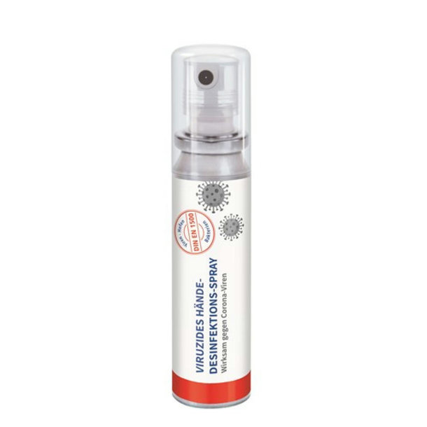 20 ml Spray - Hände-Desinfektionsspray (DIN EN 1500) - Body Label