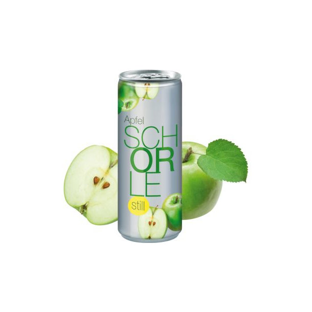 250 ml Apfelschorle "still" - Fullbody transparent (Pfandfrei)