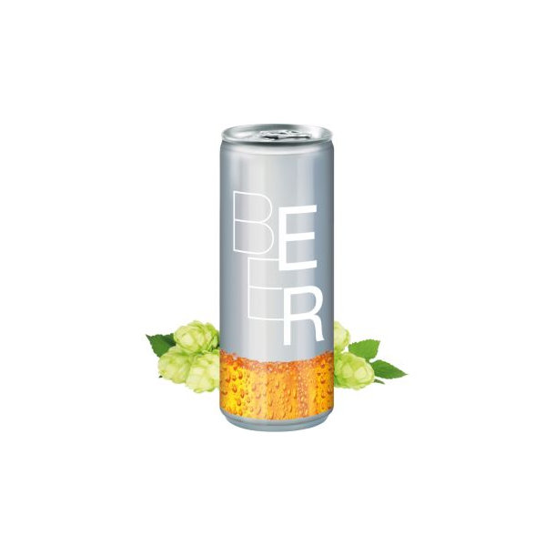 250 ml Bier - Body Label transparent (außerh. Deutschlands)