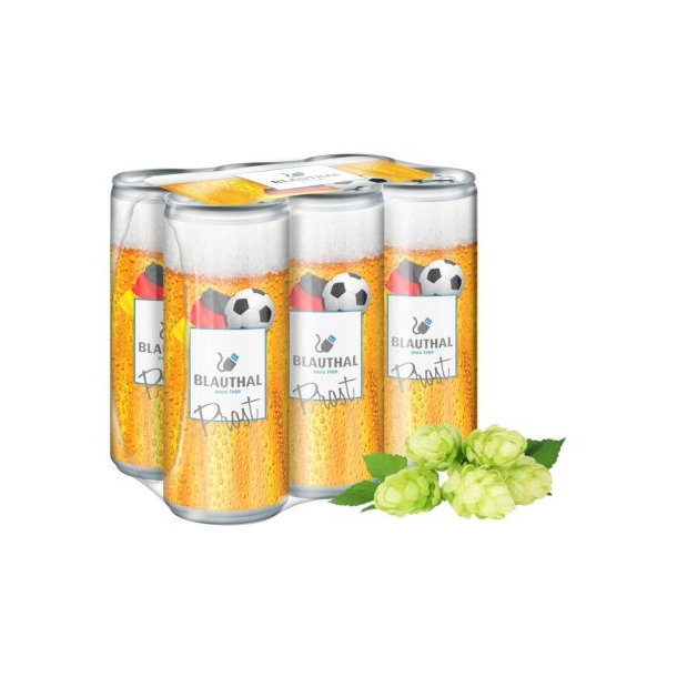 250 ml Bier - Eco Label - Sixpack (außerh. Deutschlands)