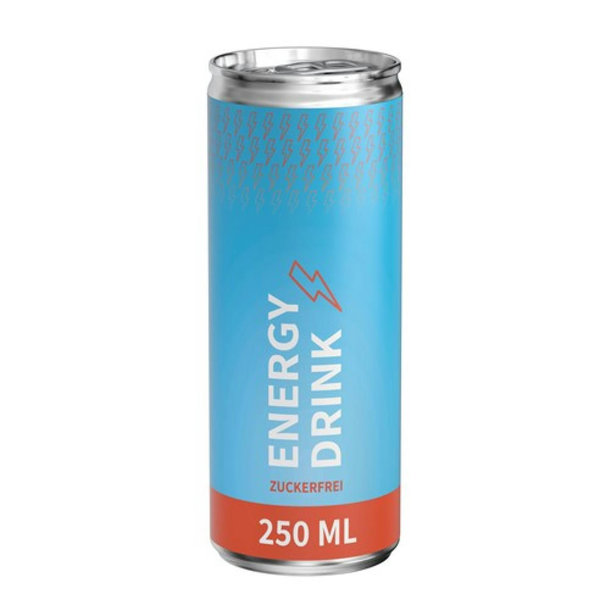 250 ml Energy Drink zuckerfrei - Eco Label (außerh. Deutschlands)