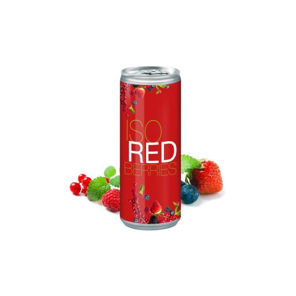 250 ml Iso Drink Redberries - Body Label