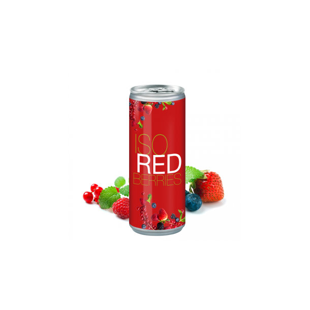 250 ml Iso Drink Redberries - Body Label (außerh. Deutschlands)
