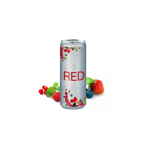 250 ml Iso Drink Redberries - Body Label transparent (außerh. Deutschlands)