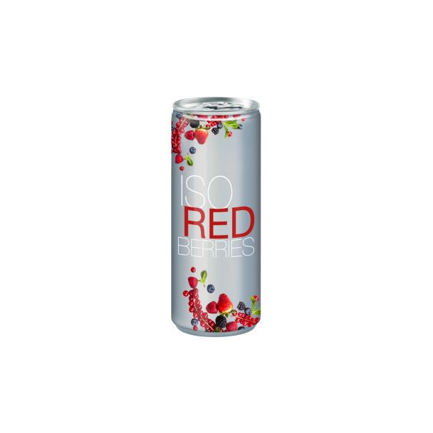 250 ml Iso Drink Redberries - Fullbody transparent