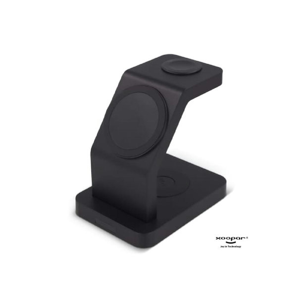 2708 | Xoopar Icon 3 in 1 Magnetic Wireless charger