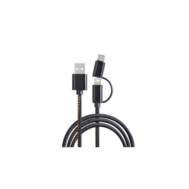 3-in-1 Ladekabel REEVES-DENIM