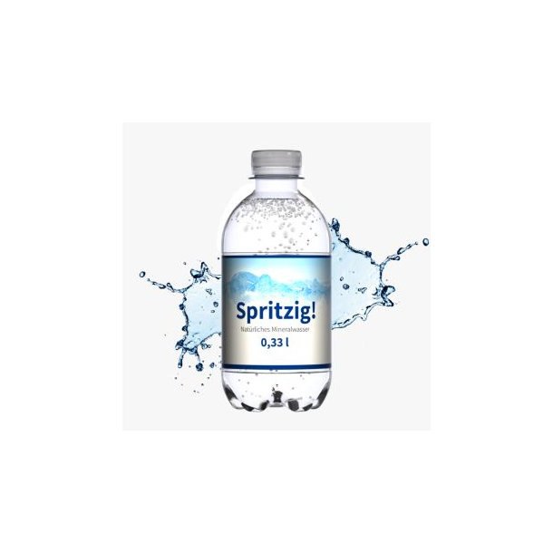 330 ml Wasser spritzig - Eco Label (außerh. Deutschlands)