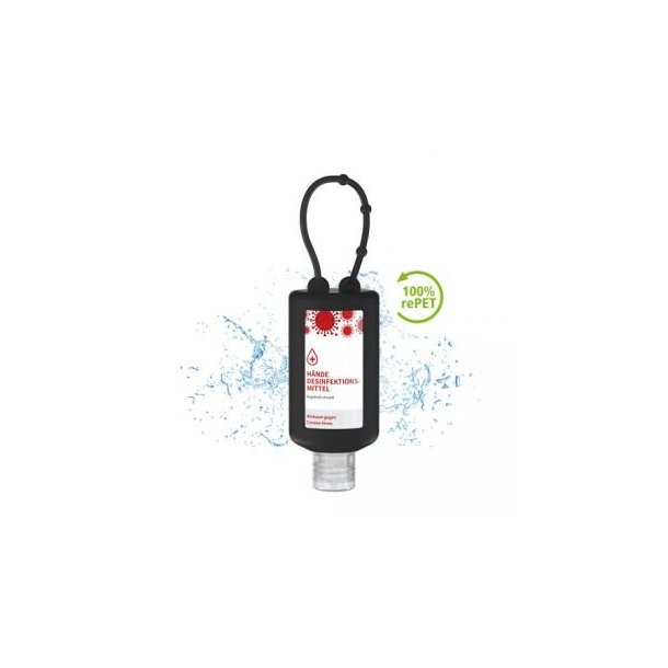 50 ml Bumper schwarz - Hände-Desinfektionsgel (DIN EN 1500) - Body Label