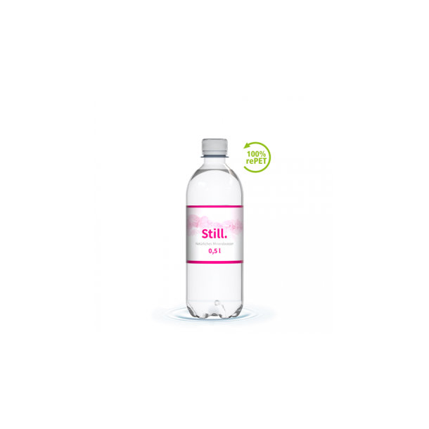 500 ml Mineralwasser still - Eco Label (außerh. Deutschlands)