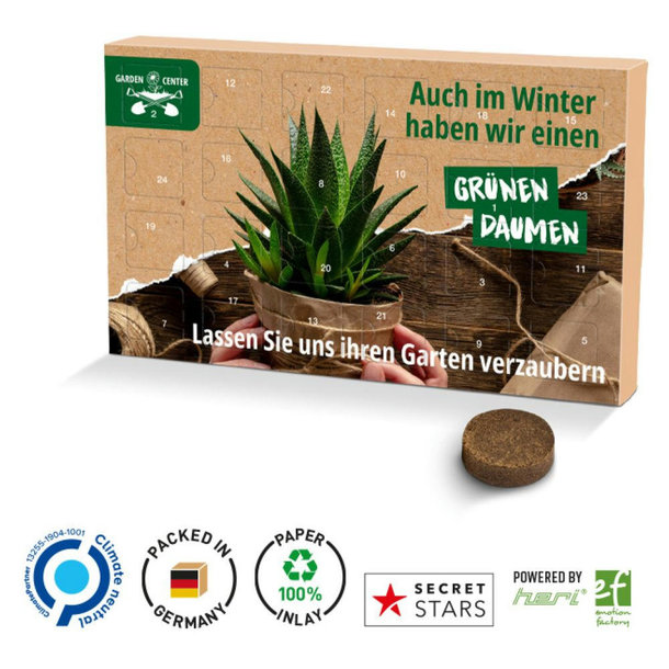 Adventskalender ECO L mit Samentütchen