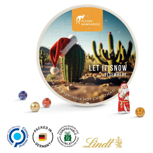 Adventskalender rund Lindt
