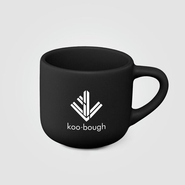 Alba Espresso-Keramiktasse mit mattem Finish - 90 ml