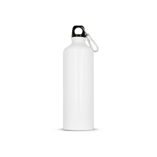 Aluminium Wasserflasche mit Karabiner 750ml