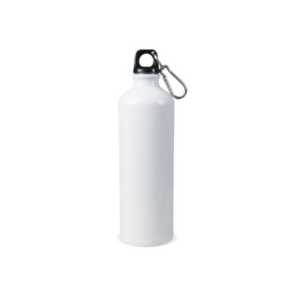 Aluminium Wasserflasche mit Karabiner Sublimation 750ml