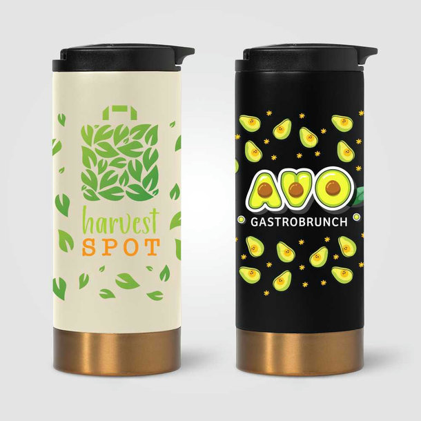 Astrid - 385 ml Edelstahl-Thermobecher - Doppelwandig