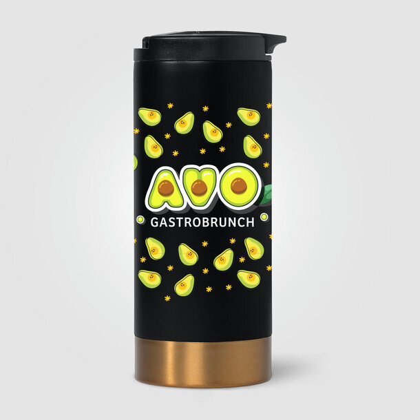 Astrid - 385 ml Edelstahl-Thermobecher - Doppelwandig