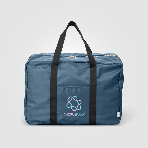 Aurelia Reisetache mit zwei Fächern aus recyceltem Material - 33 L