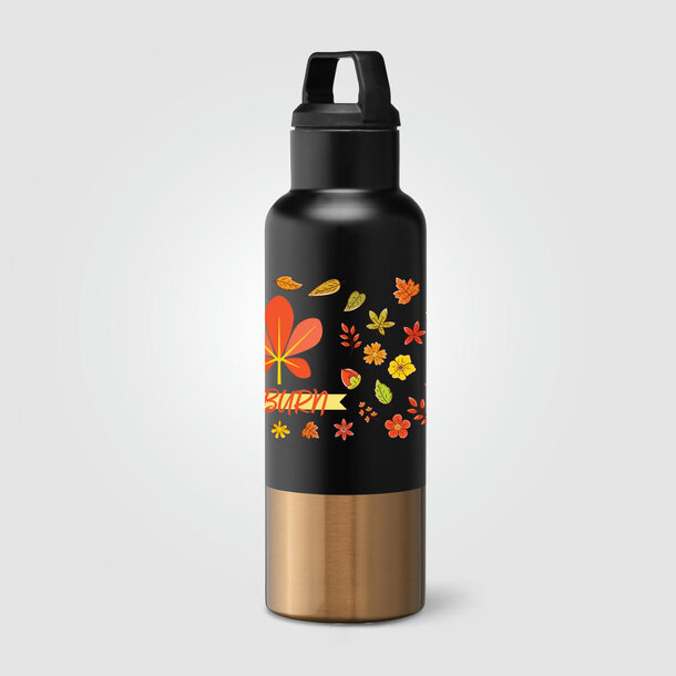 Aurelia Trinkflasche vakuumisoliert aus recyceltem Edelstahl - 640 ml