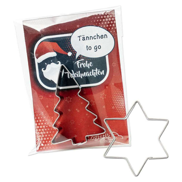 Backförmchen in der Werbetüte - Stern