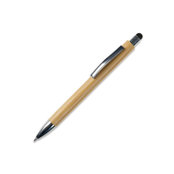 Bambus Kugelschreiber New York mit Touchpen