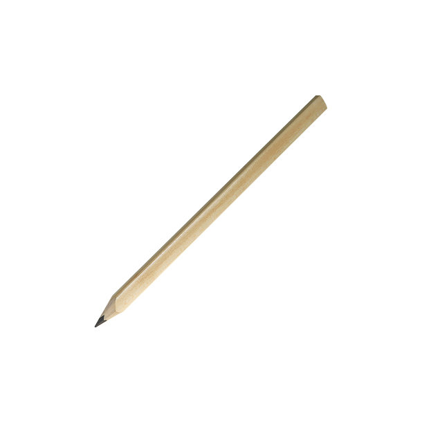 Bleistift, Zimmermannsbleistift, 24 cm, eckig-oval