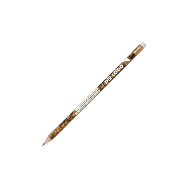 Bleistift inklusive 360° Folientransferdruck