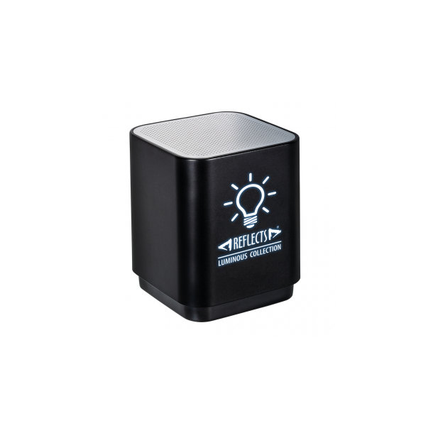 Bluetooth®-Lautsprecher mit Licht REFLECTS-GALAWAY incl. Laser engravingveredeltes Muster