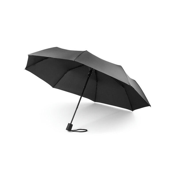 CIMONE. Faltbarer Regenschirm aus recyceltem Polyester (100% rPET) 190T Pongé mit automatischer Öffnung