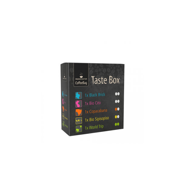 CoffeeBag Taste-Box 5 Sorten - Premium Selection