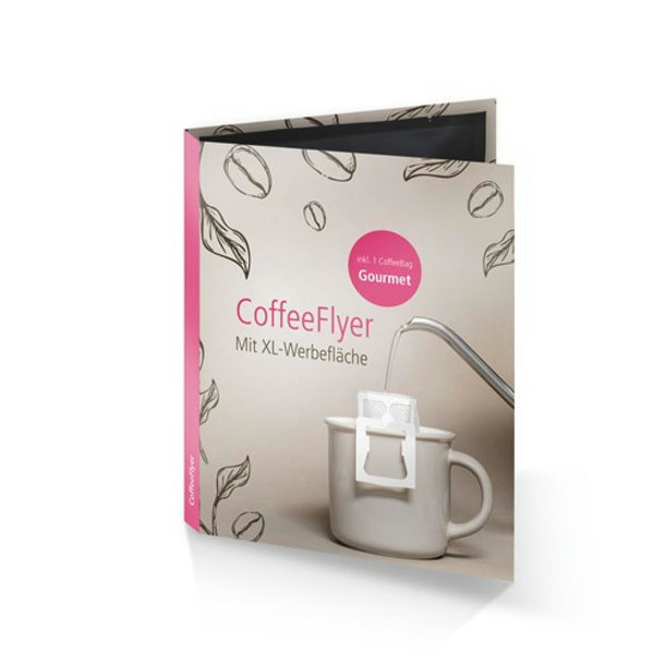 CoffeeFlyer - Gourmet - schwarz, Individual Design