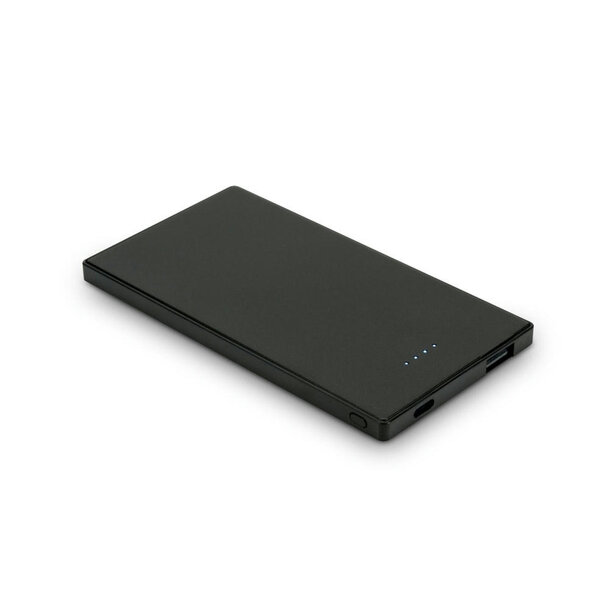 DENNING. Powerbank Slim mit 5\'000 mAh aus Edelstahl