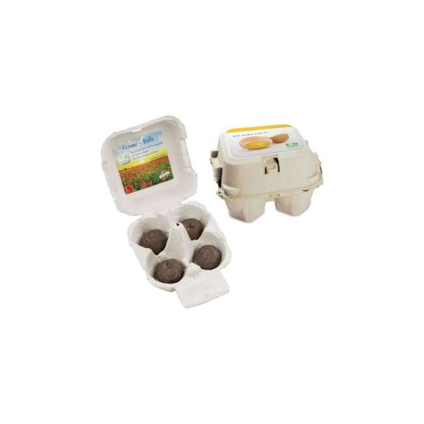 Das Grüne vom Ei - Flower-Ball Box - Mohnblumen