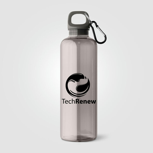 Doli Fahrradflasche mit Schraubverschluss und Karabinerclip aus rPET  – 740 ml
