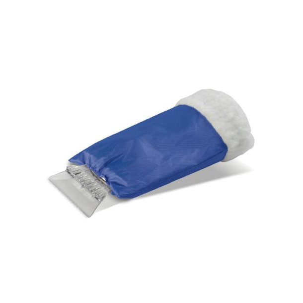 Eiskratzer mit Handschuh