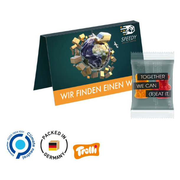 Express Werbekarte Trolli Team Bärchen