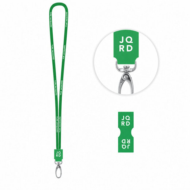 Gedrucktes Muster von Lanyard TUBE JACQUARD Long (Ø 7 mm)
