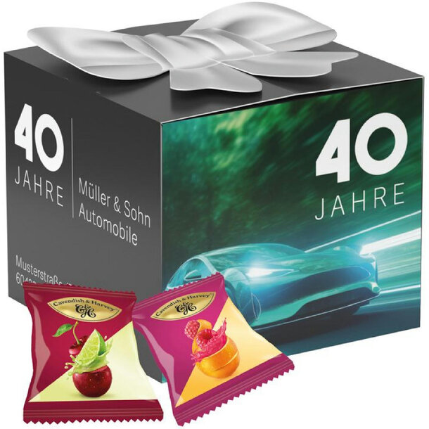 Geschenkbox Midi Schleife