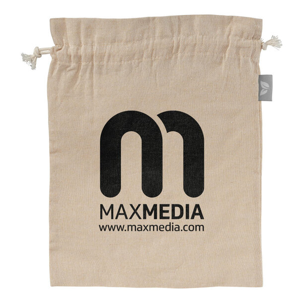 Geschenktasche Medium aus recycelter Baumwolle (110 g/m²)