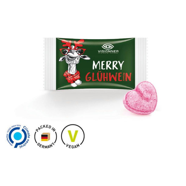 Glühwein Herz Bonbon
