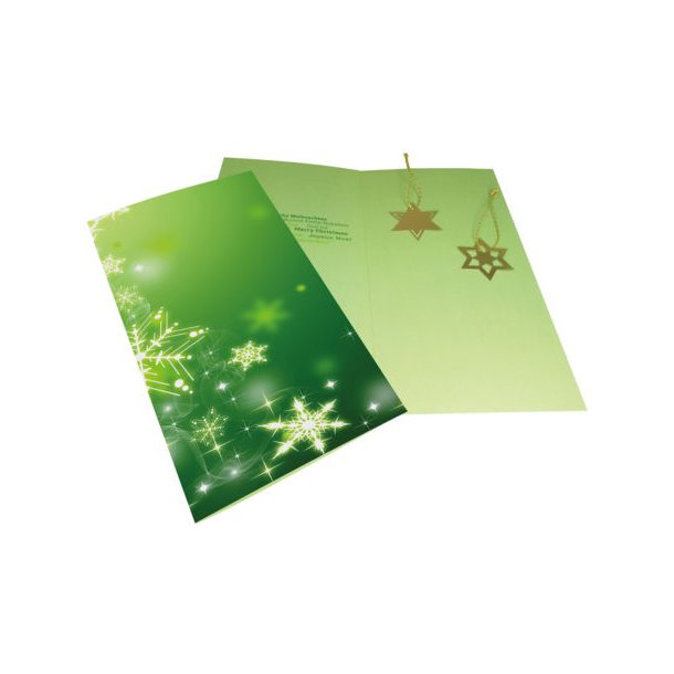 Weihnachtskarte Goldene Weihnachtsstimmung