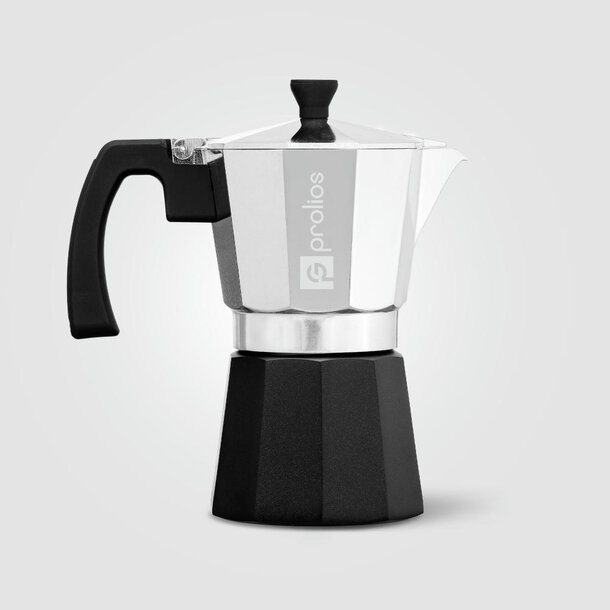 Grosche Milano Espressokocher für den Herd aus Aluminium - 6 Tassen