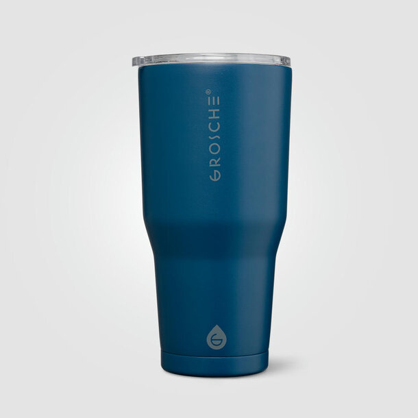 Grosche Yukon Edelstahl-Becher mit Schiebedeckel - 890 ml