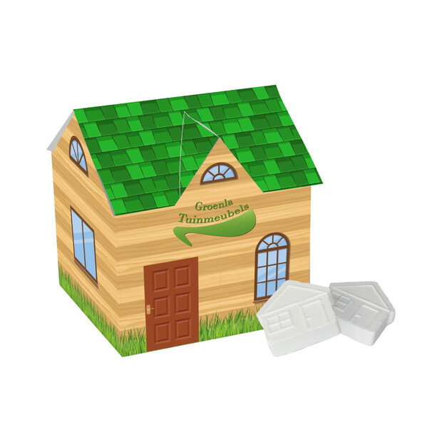 Haus mit Häuschen-Pfefferminz