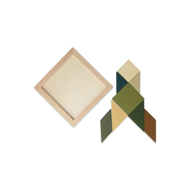 InSideOut Holz-Tangram think IQ puzzle