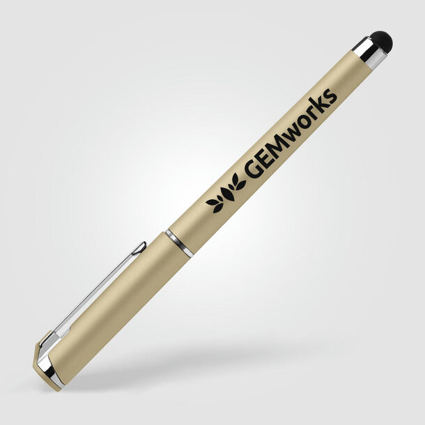 Islander Softy Metallic Gelschreiber - m/Stylus